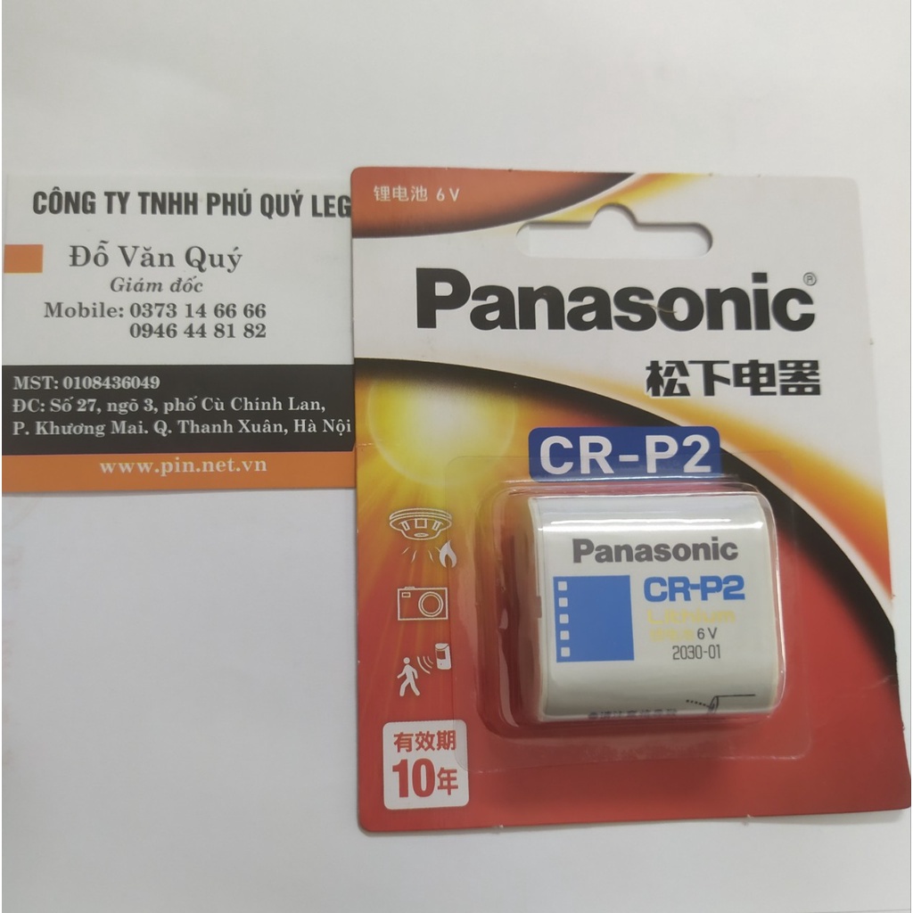 Pin CR-P2 Panasonic , Pin Lithium 6v Máy Ảnh CRP2