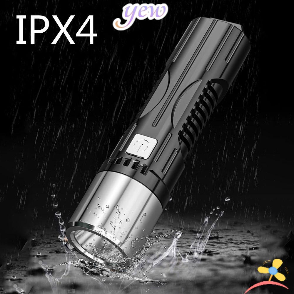 Đèn Pin LED Sạc Cổng USB Dùng Khi Đi Cắm Trại/Leo Núi Ngoài Trời