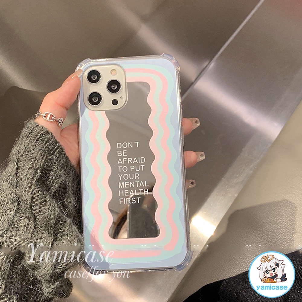 Ốp điện thoại TPU mềm mặt gương chống sốc chống rơi thích hợp cho IPhone 13 11 Pro Max X XR 8 7 Plus