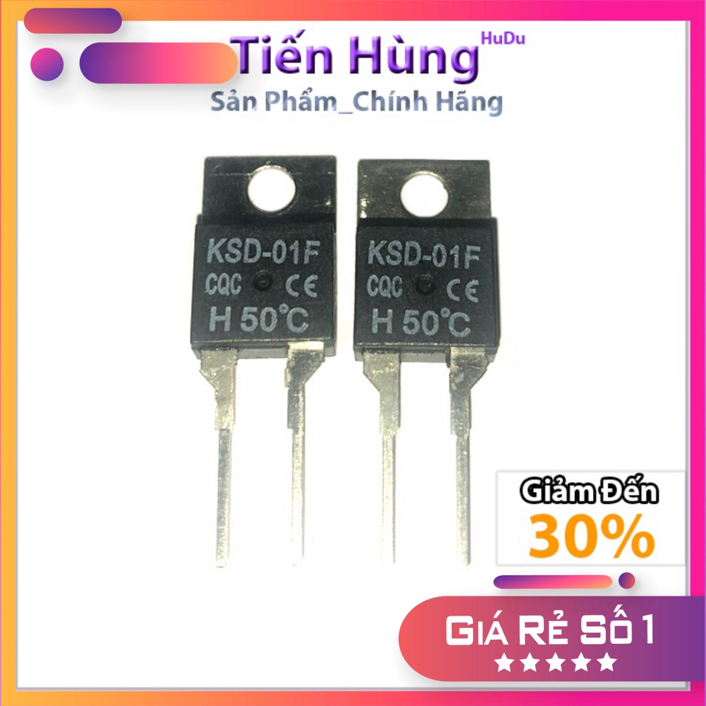 IC Điều Khiển Nhiệt KSD-01F 250V 1A H-50 ĐỘ TO-220, Cầu Chì Role Nhiệt Mới Chính Hãng 100%