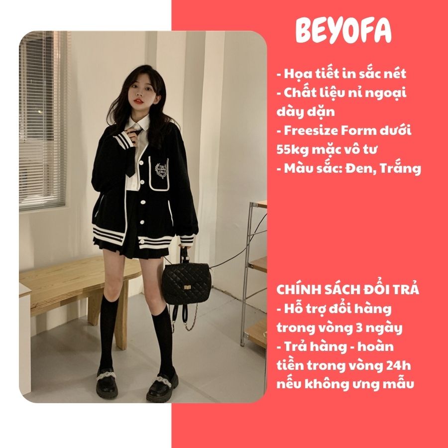Áo  khoác cardigan unisex TSO kẻ viền túi ngực form rộng - áo khoác nỉ nam nữ dáng rộng phong cách ulzzang Hàn Quốc