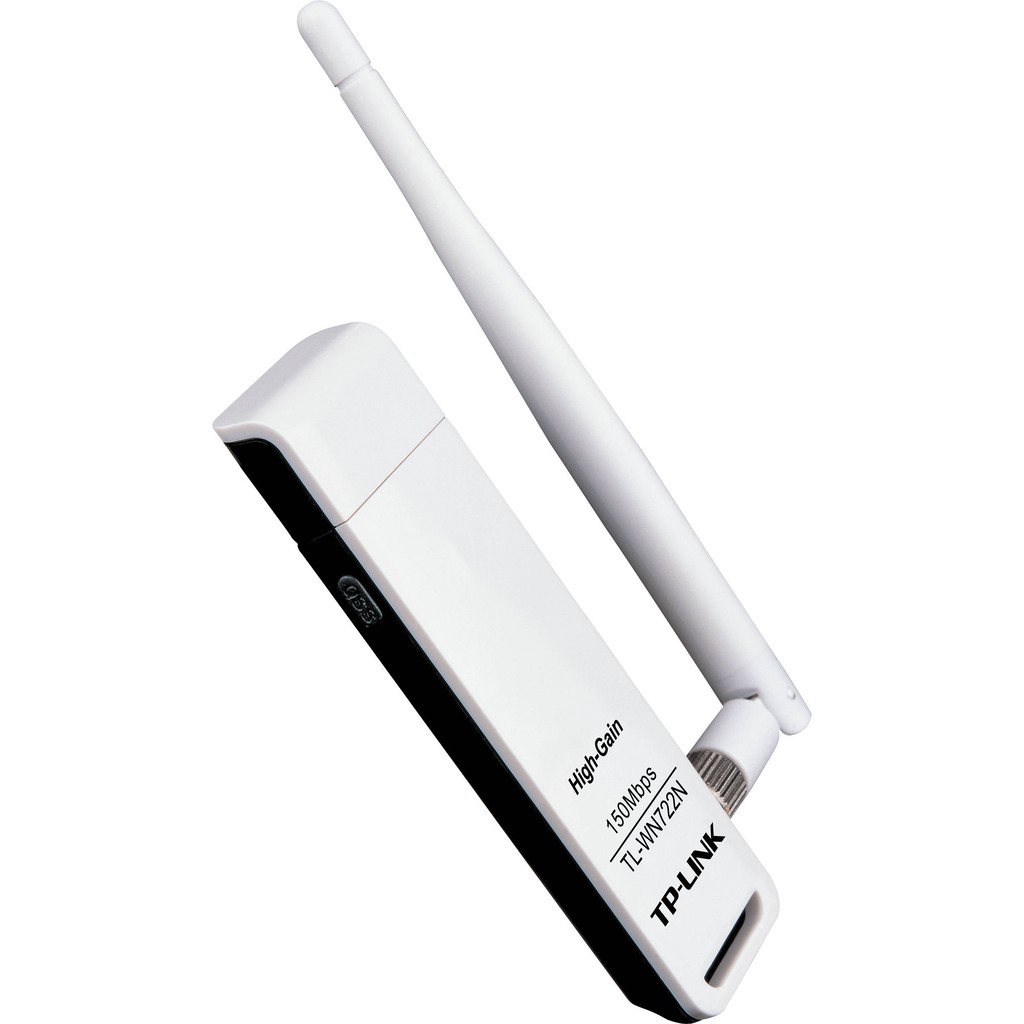 USB kết nối Wi-Fi TP-LINK TL-WN722N Chuẩn N 150Mbps Ăngten dài New Edittion 2017 (Trắng) hàng chính hãng | WebRaoVat - webraovat.net.vn