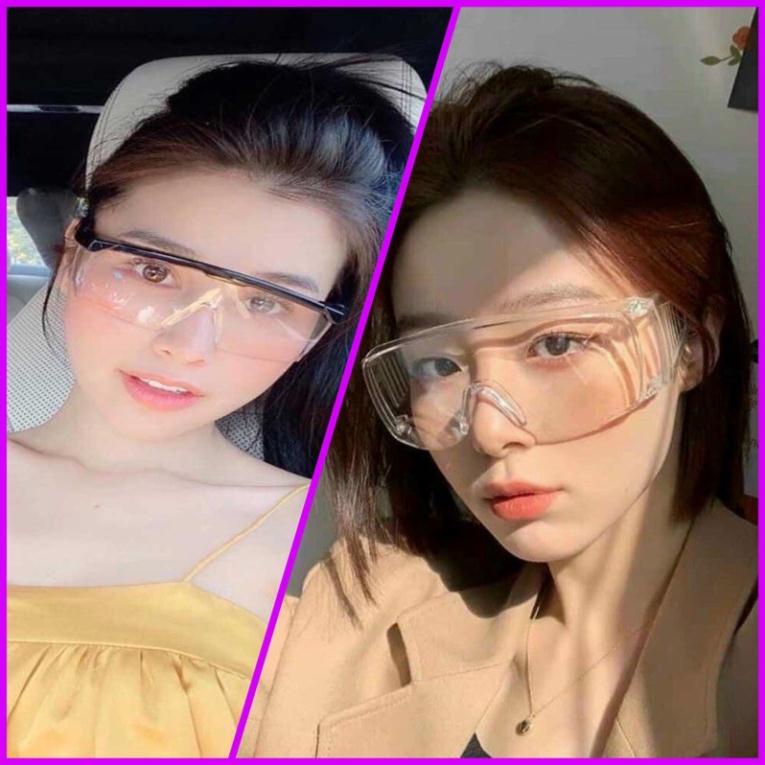 Kính bảo hộ chắn bụi, mưa, sương trong suốt bảo vệ mắt an toàn về đủ 2 màu