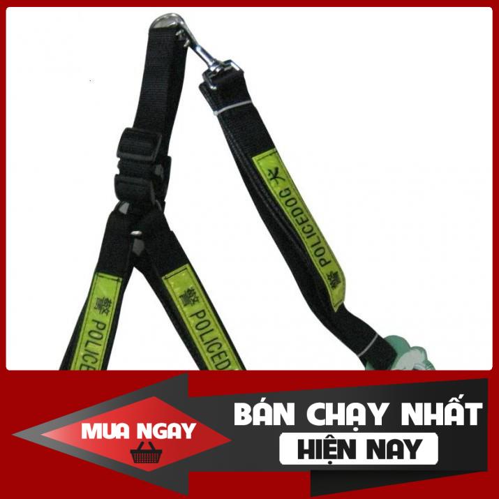 [ Bán sỉ ] DÂY XÍCH CHÓ dây yếm police dây dắt chó