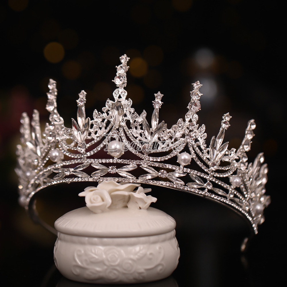 Cài Tóc Hình Vương Miện Đính Đá Thời Trang