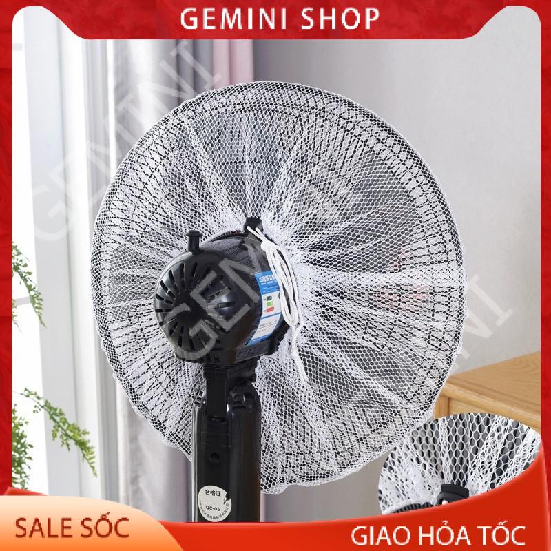 Lưới Vải Bọc Lồng Quạt Máy Có Dây Rút An Toàn Cho Bé Mẫu Hoạt Hình Dễ Thương LBQ GEMINI SHOP