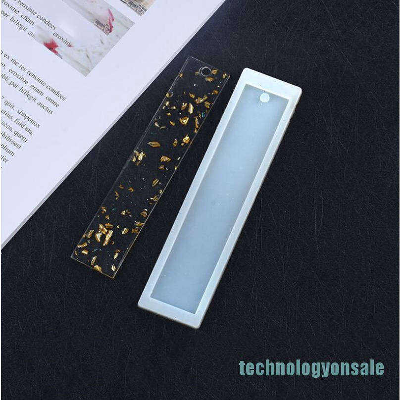 Bộ 3 Khuôn Silicone Đánh Dấu Sách Hình Chữ Nhật Tiện Dụng