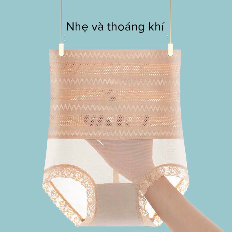 Quần Gen Nit Bụng Siết Eo Giấu mỡ BONBIKINI, Nâng Mông hiệu quả màu da màu đen mặc đồ đầm body đẹp