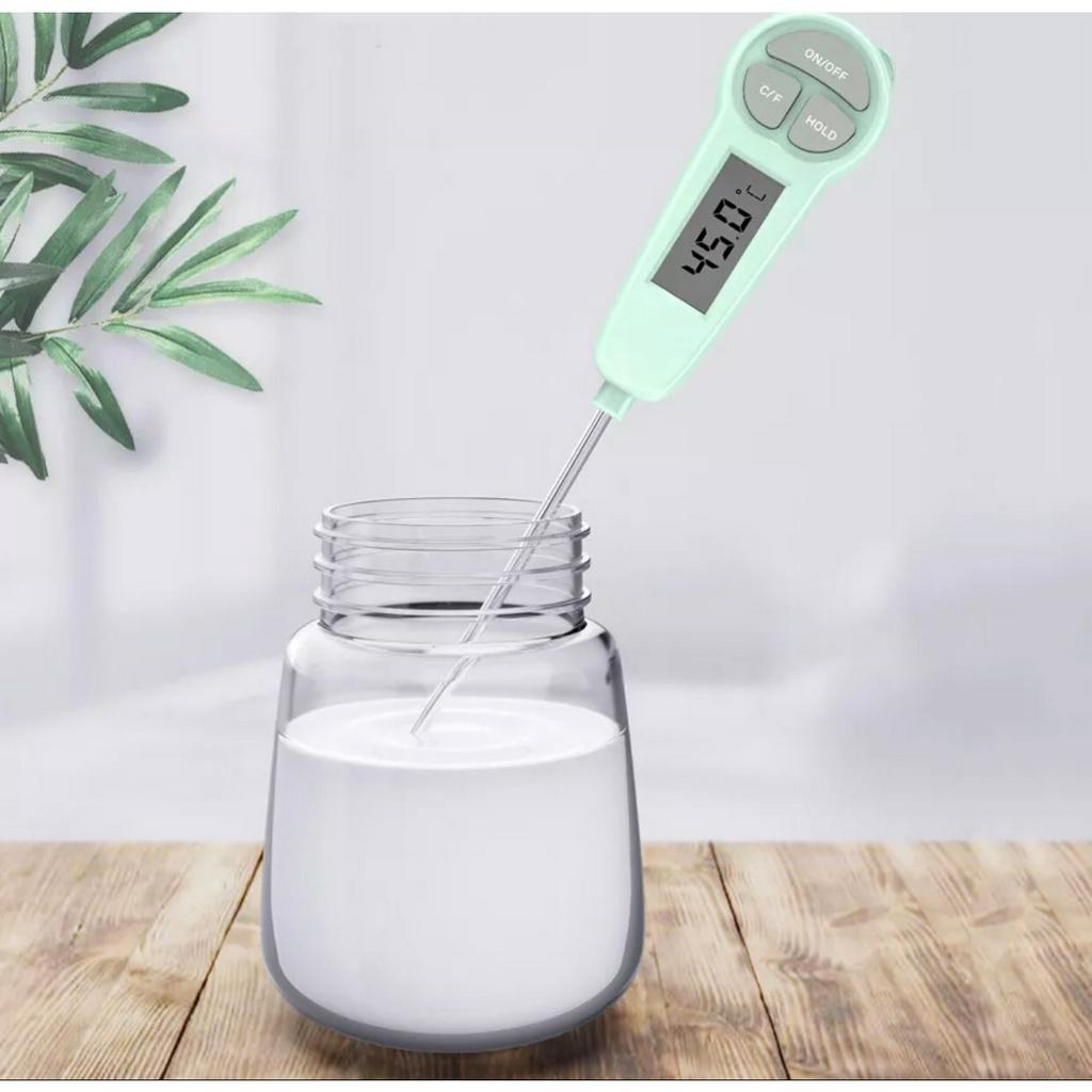 Nhiệt kế que đo sữa, nước tắm Misuta tặng kèm pin trả kết quả nhanh và chính xác, tiện lợi