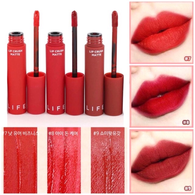 🌹Son It's Skin Life Color Lip Crush Matte