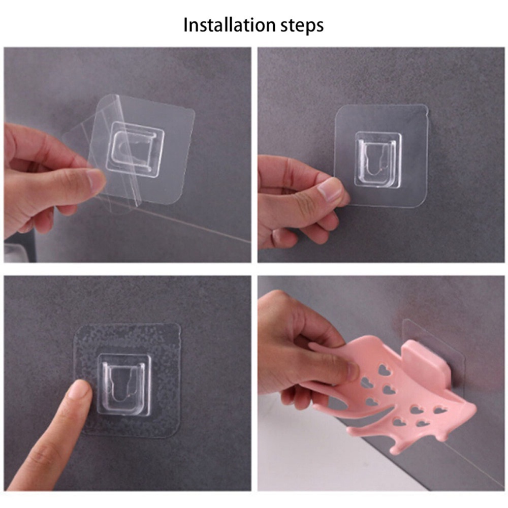 Khay để xà phòng gắn tường tự dính tiện lợi cho nhà bếp/ phòng tắm