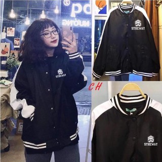 Áo khoác bomber số 5 rót tay CH12 MYA