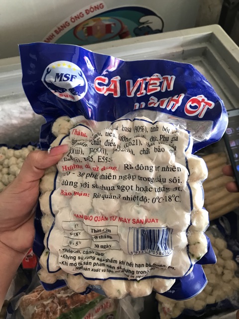 Cá viên hành ớt Mỹ Sa 500g (70-75 viên)