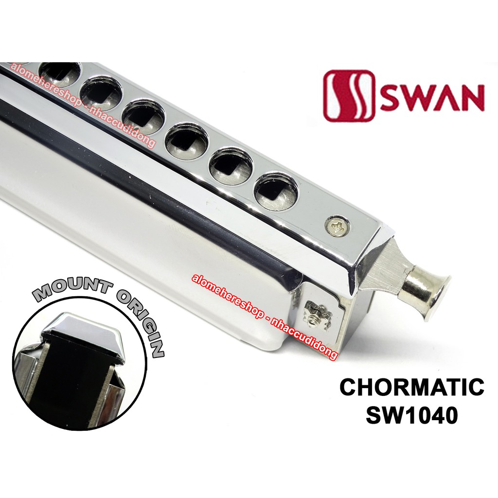 Kèn Harmonica Chromatic Swan SW1040 10 lỗ