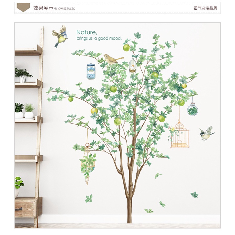 Decal dán tường cây chanh