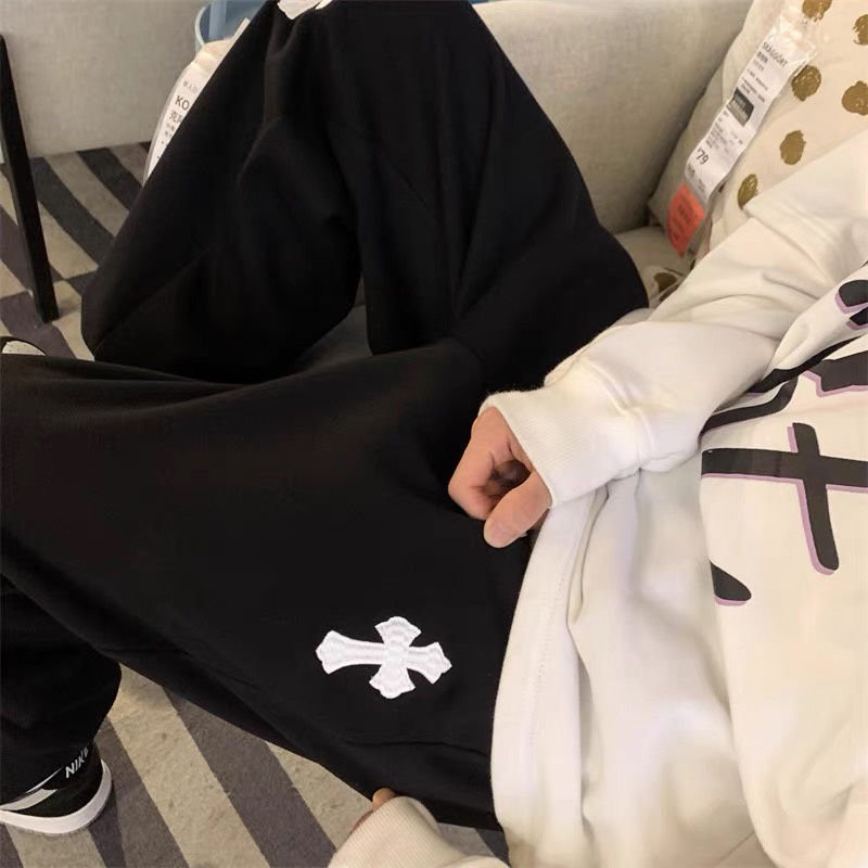 Quần dài ống rộng phong cách Âu Mỹ thời trang thu đông mới năm 2022 cho nam