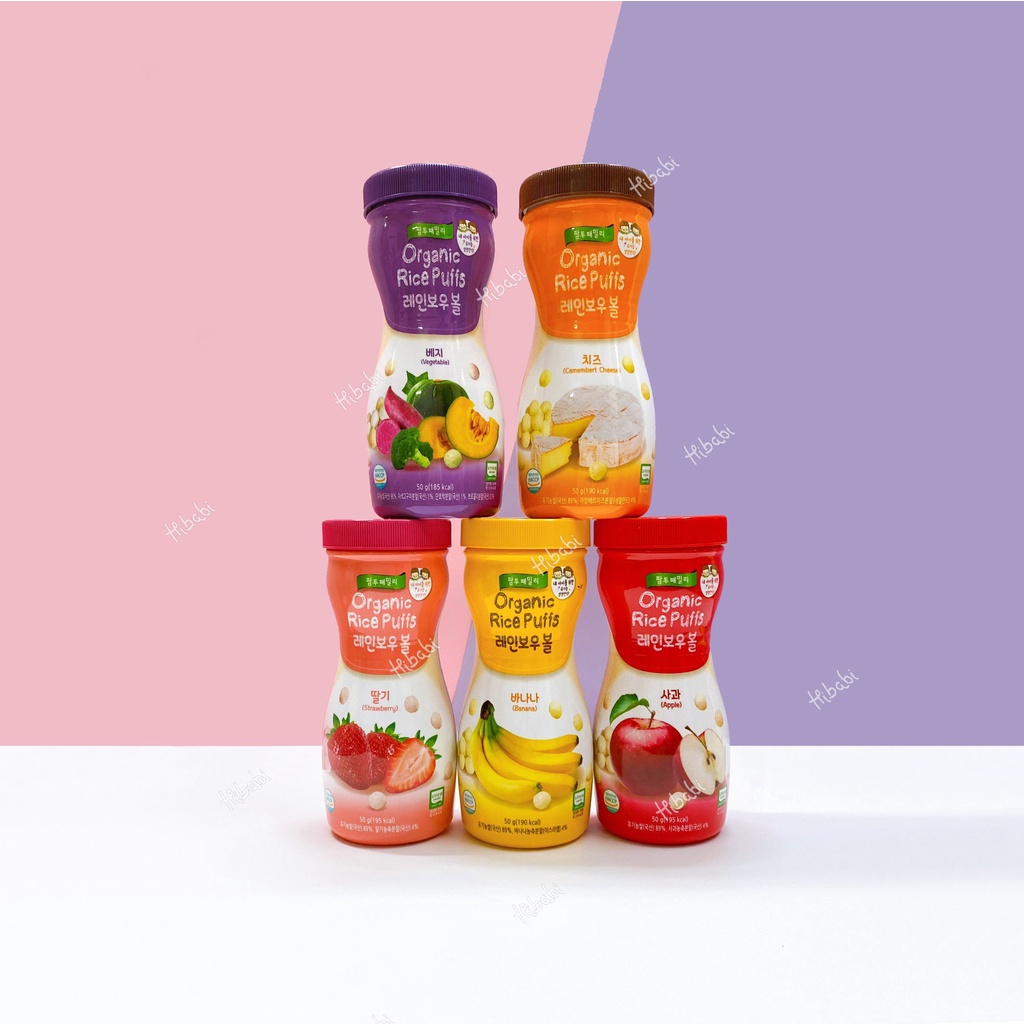 Bánh gạo cầu vồng hữu cơ Farm to Baby Hàn Quốc (Date 05/2023)