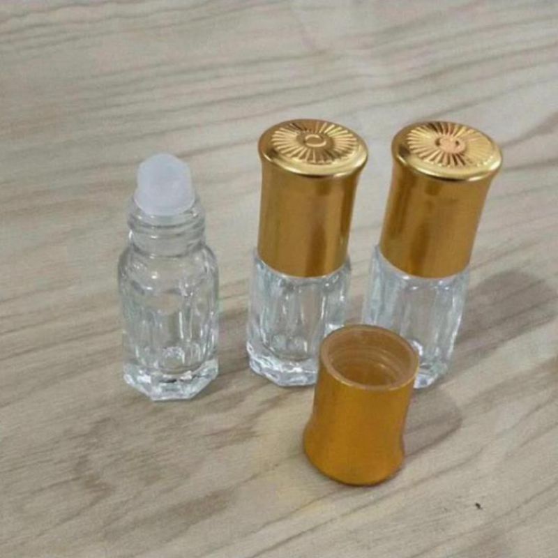 Vỏ lọ chiết Nước hoa, Tinh dầu, Serum có đầu bi lăn 3ml.