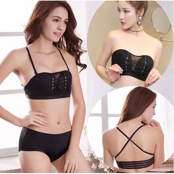 [SIÊU PHẨM] ÁO LÓT CUP NGỰC KHÔNG DÂY NÂNG NGỰC CHỐNG TỤT DÂY RÚT  AOLOT15