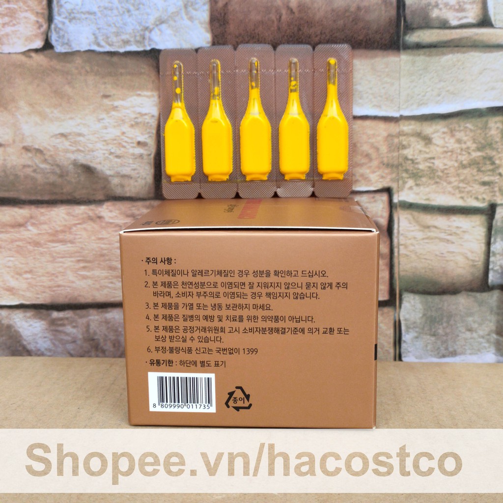 Nước Uống Công Nghệ Nano Curcumin Gold 50 ống - Nano Golden Gift Curcumin Gold - 100ml