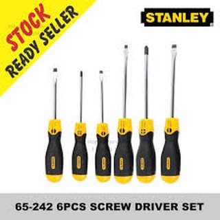 6 cây Vỉ tô vít Stanley 65-242