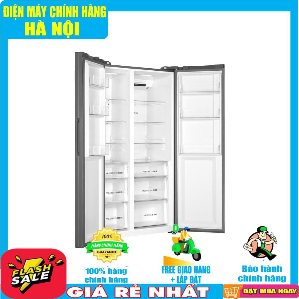 Tủ lạnh Aqua 6 cửa màu đen 553/515 lít AQR-IG696FS(GB)