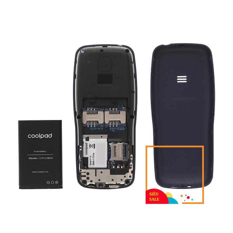 Điện Thoại Phổ Thông Coolpad Giá Rẻ 2 Sim -Điện Thoại Di Động - F110- BH 1 năm 1 đổi 1-Hàng Chính Hãng