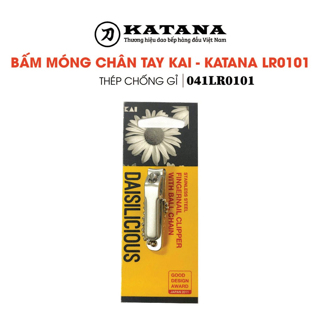 Bấm móng chân tay thép không gỉ KAI - KATANA LR0101