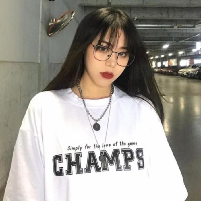 Áo thun nam nữ unisex tay lỡ A72 Champs PT3, áo phông tay lỡ unisex form rộng oversize streetwear