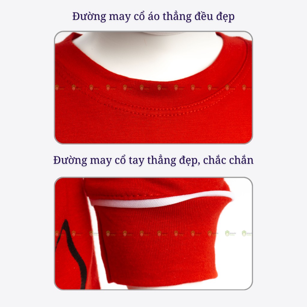 Đồ Bộ Bé Trai, Bé Gái Minky Mom Vải Thun Lạnh Hoạ Tiết Snoopy Dễ Thương, Bộ Quần Áo Trẻ Em Thu Đông MKMTD2132