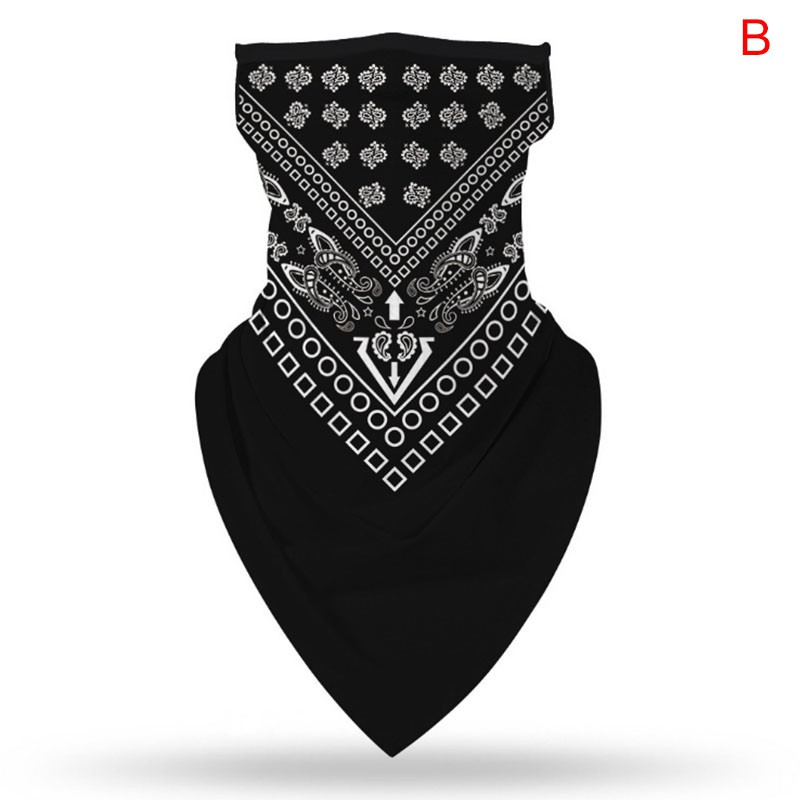 Khăn Trùm Đầu Kiêm Mặt Nạ In Họa Tiết Vui Nhộn Dùng Khi Đi Xe Đạp / Cắm Trại