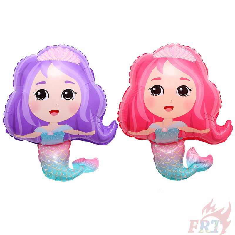 ♦ Trang Trí Tiệc - Bong Bóng ♦ 1 Bong Bóng Tráng Nhôm Hình Nàng Tiên Cá Dễ Thương Trang Trí Tiệc Sinh Nhật