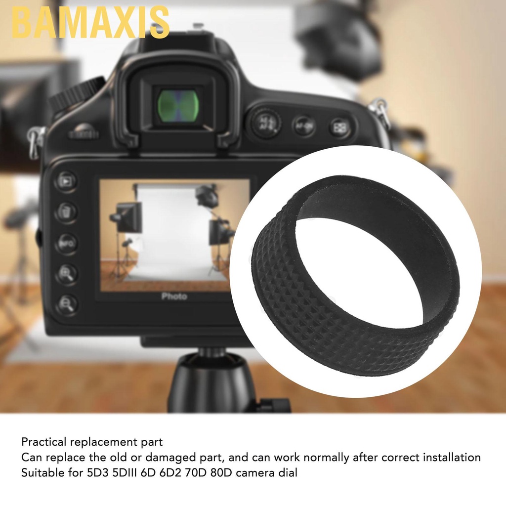 Vòng cao su bọc xoay đĩa chế độ trên máy ảnh 5D3 5DIII 6D 6D2 70D 80D