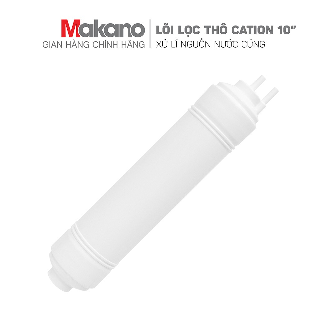 Lõi lọc thô Cation 10" Đại Việt - Xử lí nguồn nước cứng, chất gây mùi - Dùng cho máy lọc nước Daikiosan, Makano