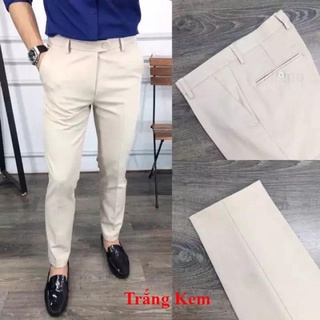 Quần Tây Âu Nam vải co giãn thoải mái fom ôm đẹp  (Phong cách Hàn Quốc)