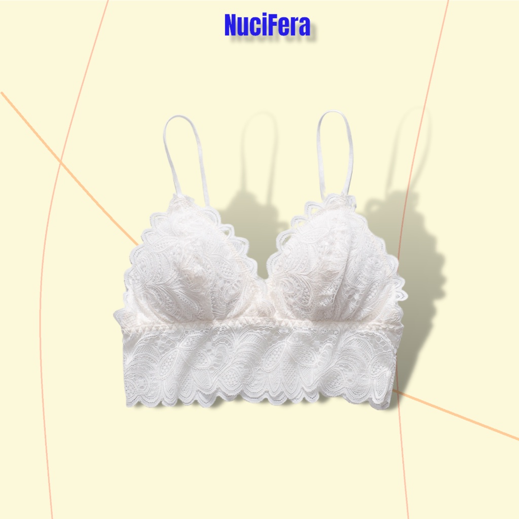Áo Bra ren quây ngực Kawai siêu xinh mùa hè phù hợp cho cả ngực nhỏ_NuciFera