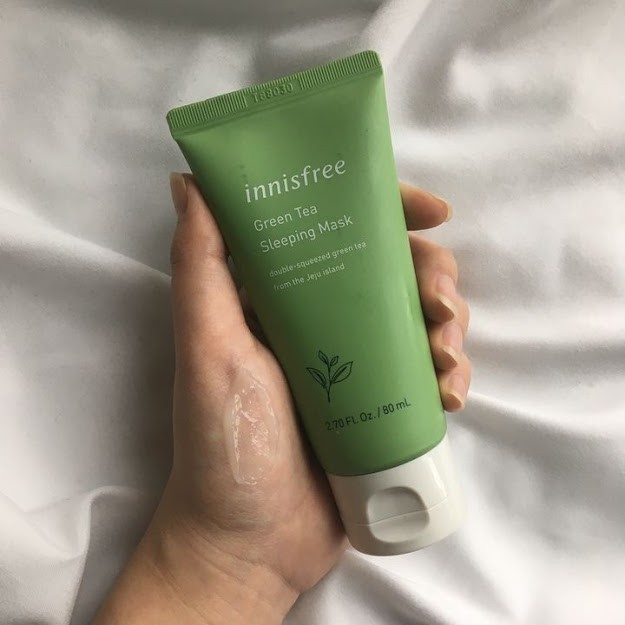 Mặt Nạ Ngủ Cấp Ẩm Chứa Chiết Xuất Trà Xanh Innisfree Green Tea Sleeping Mask 80ml