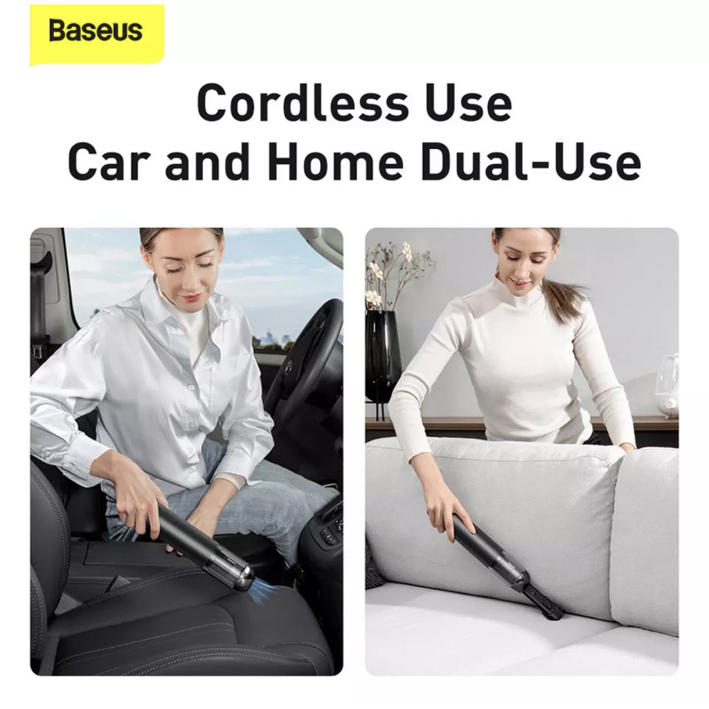 Máy hút bụi cầm tay công suất lớn 135W Baseus A3 Car Vacuum Cleaner (15000pa, 135W)