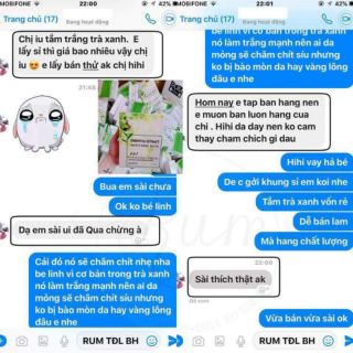Tắm Trắng Trà Xanh