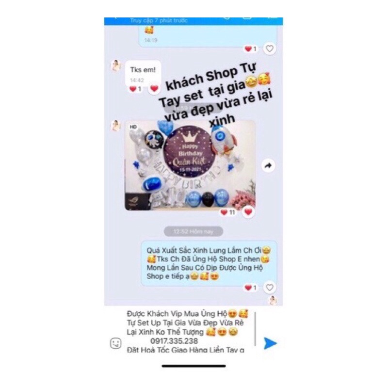 Set Bóng Phi hành gia bé trai Kèm Backrop Thiết kế tên Kiểu HQ