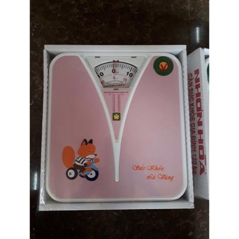 Cân Sức Khỏe Cơ Học Nhơn Hòa 120kg - màu ngẫu nhiên
