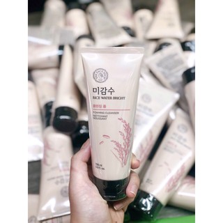 Sửa Rửa Mặt Gạo - Rice Water Bright Cleansing Foam The Face Shop ( Kèm Bill )