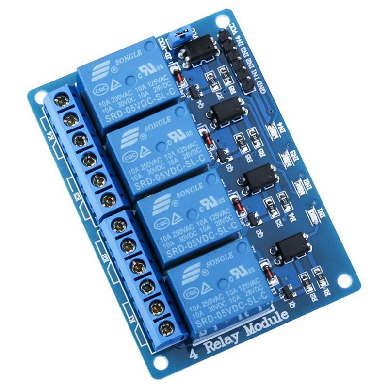 Relay ule 4 Channel DC 5V with Optocoupler for Arduino UNO R3 MEGA 2560 Project 1280 DSP ARM PIC AVR STM32