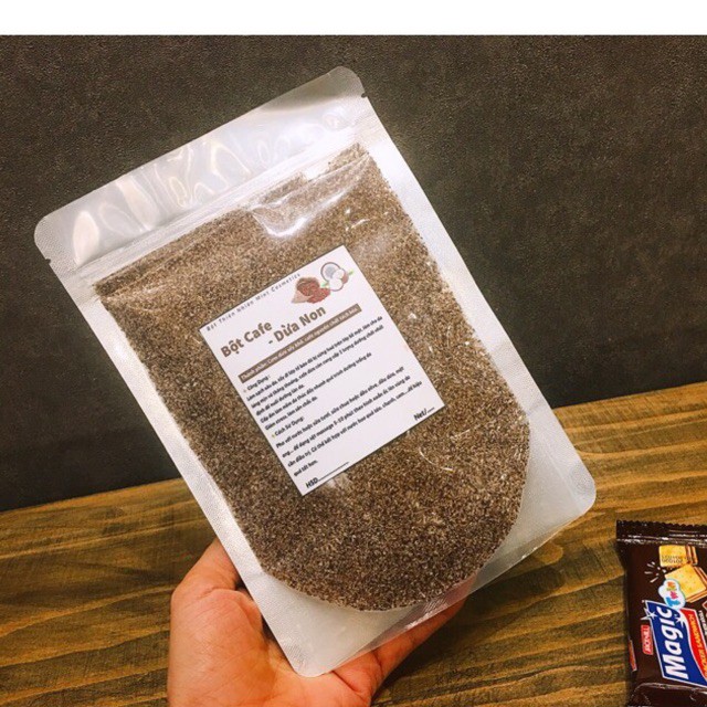 500G BỘT CÀ PHÊ DỪA NON ( HÀNG HANDMADE)