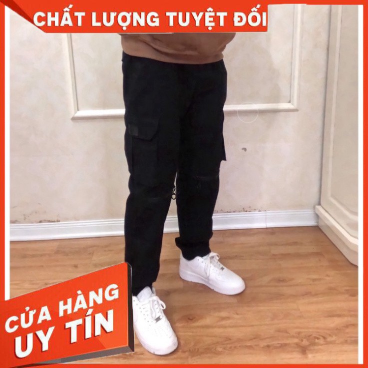 Quần Cargo Pants Túi Hộp Jogger Nam Kaki Cotton Form Rộng I'm Basic - Hàng nhập khẩu