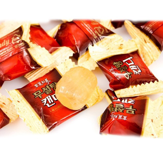 Kẹo hồng sâm không đường hàn quốc 500g -Date:2025 KẸO SÂM