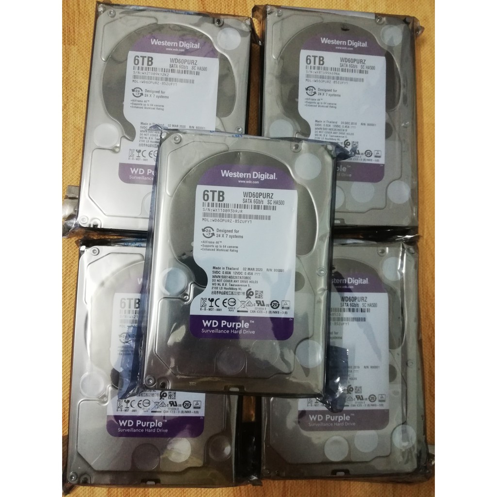 Ổ cứng 6TB Purple, chuyên dụng chạy 24/24 | BigBuy360 - bigbuy360.vn
