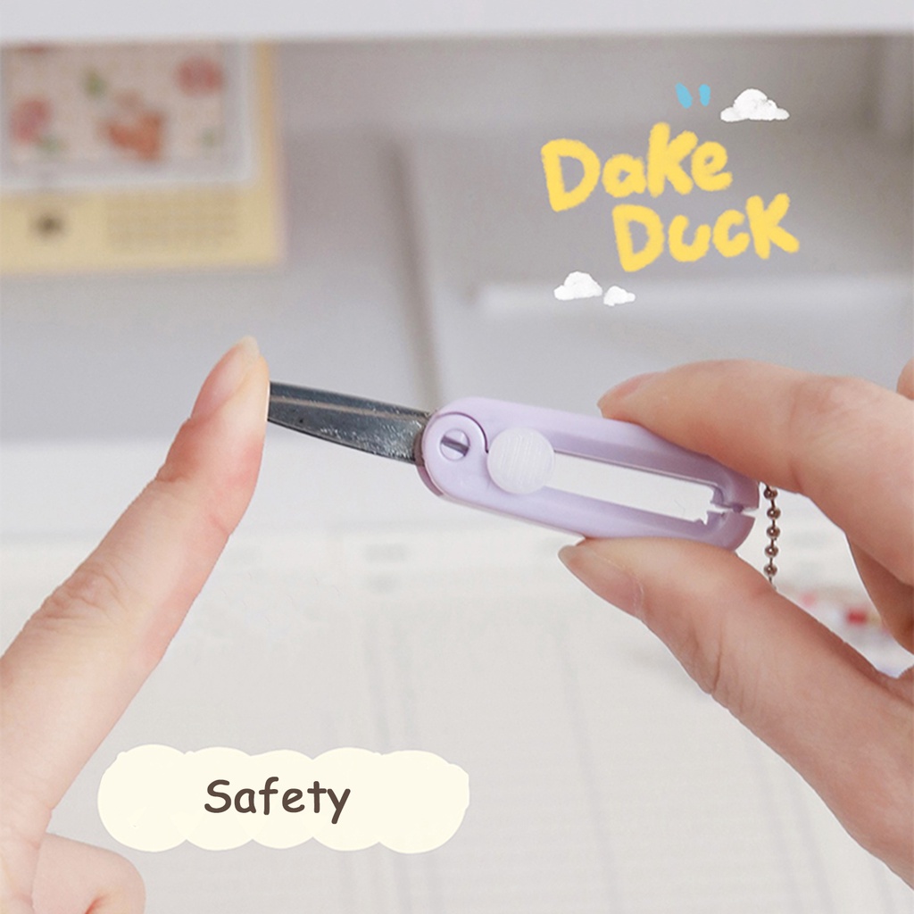 Kéo nhỏ dễ thương Kéo cầm tay Macaron Màu Cắt Kéo Cắt sổ lưu niệm Đồ dùng văn phòng cho sinh viên