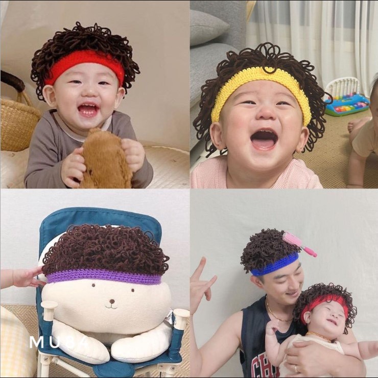 Tổng hợp mũ tóc giả cho bé - MU79, MU82, MU83, MU92
