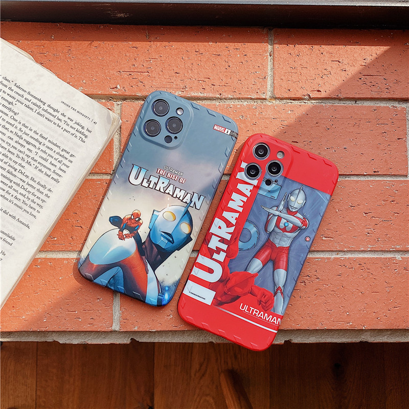Ốp điện thoại cặp bằng nhựa mềm in hình Ultraman hoạt hình cho iPhone12 mini 11 PRO MAX 7/8plus SE2020 X/XS XR XSMAX | BigBuy360 - bigbuy360.vn